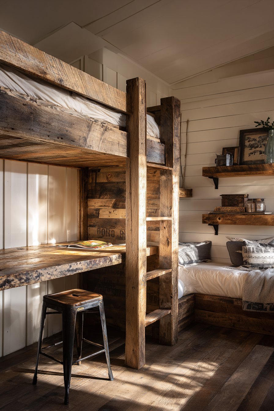 Rustic Reclaimed Wood Character