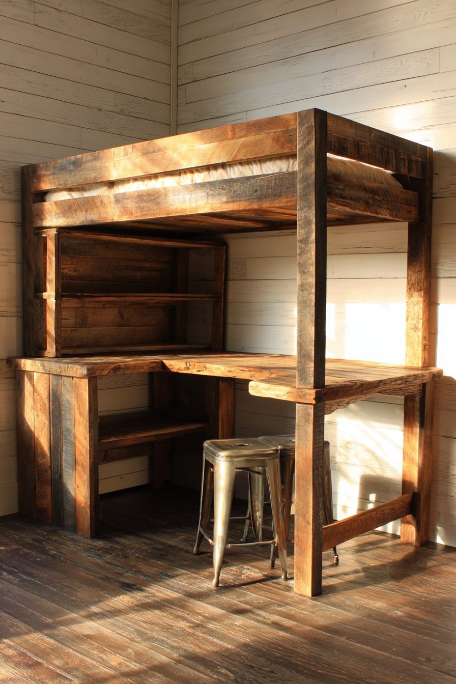 Rustic Reclaimed Wood Character