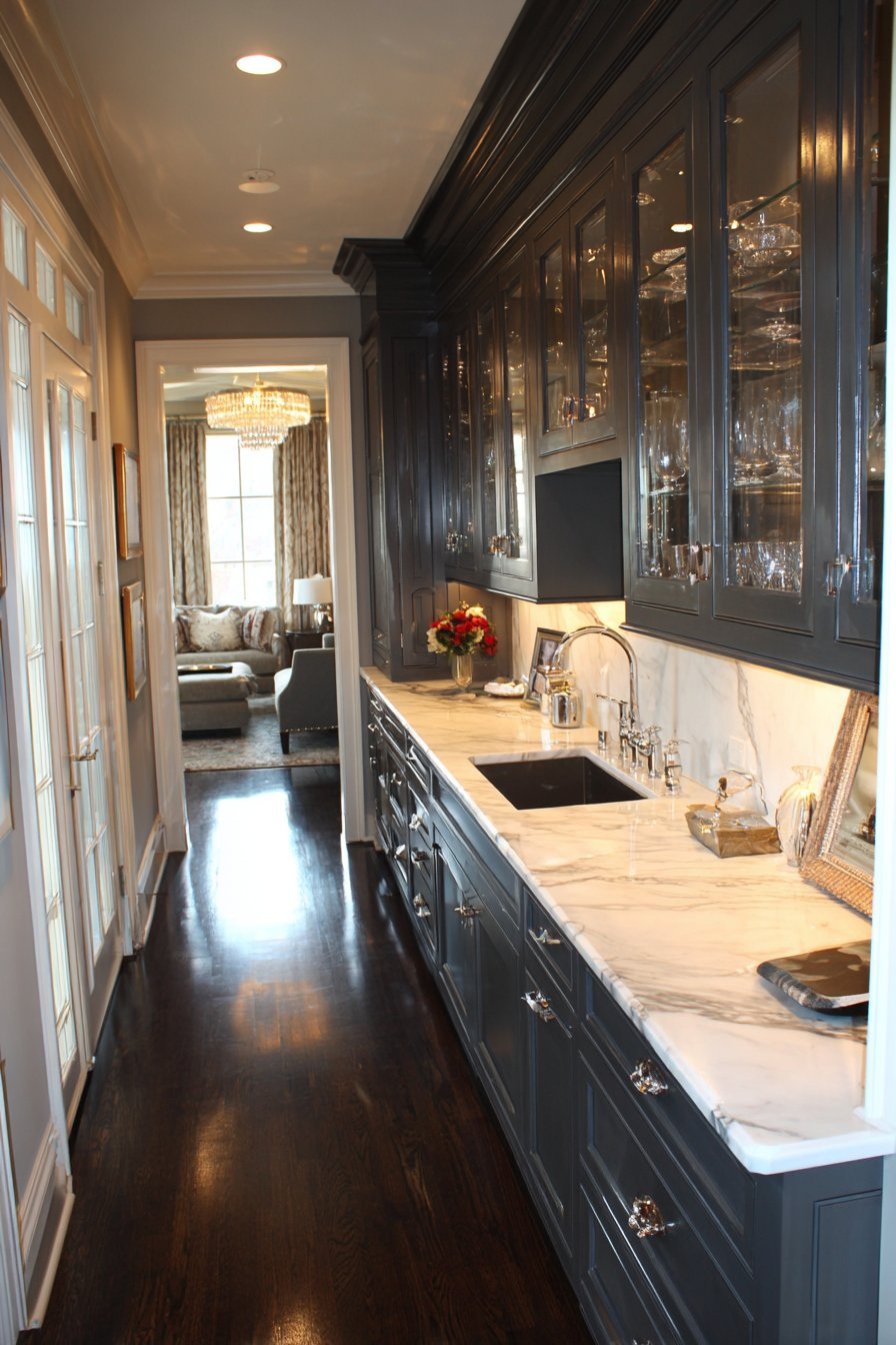 Sophisticated Butler's Pantry