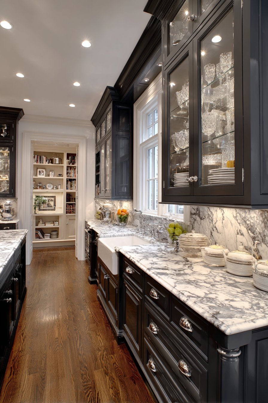 Sophisticated Butler's Pantry