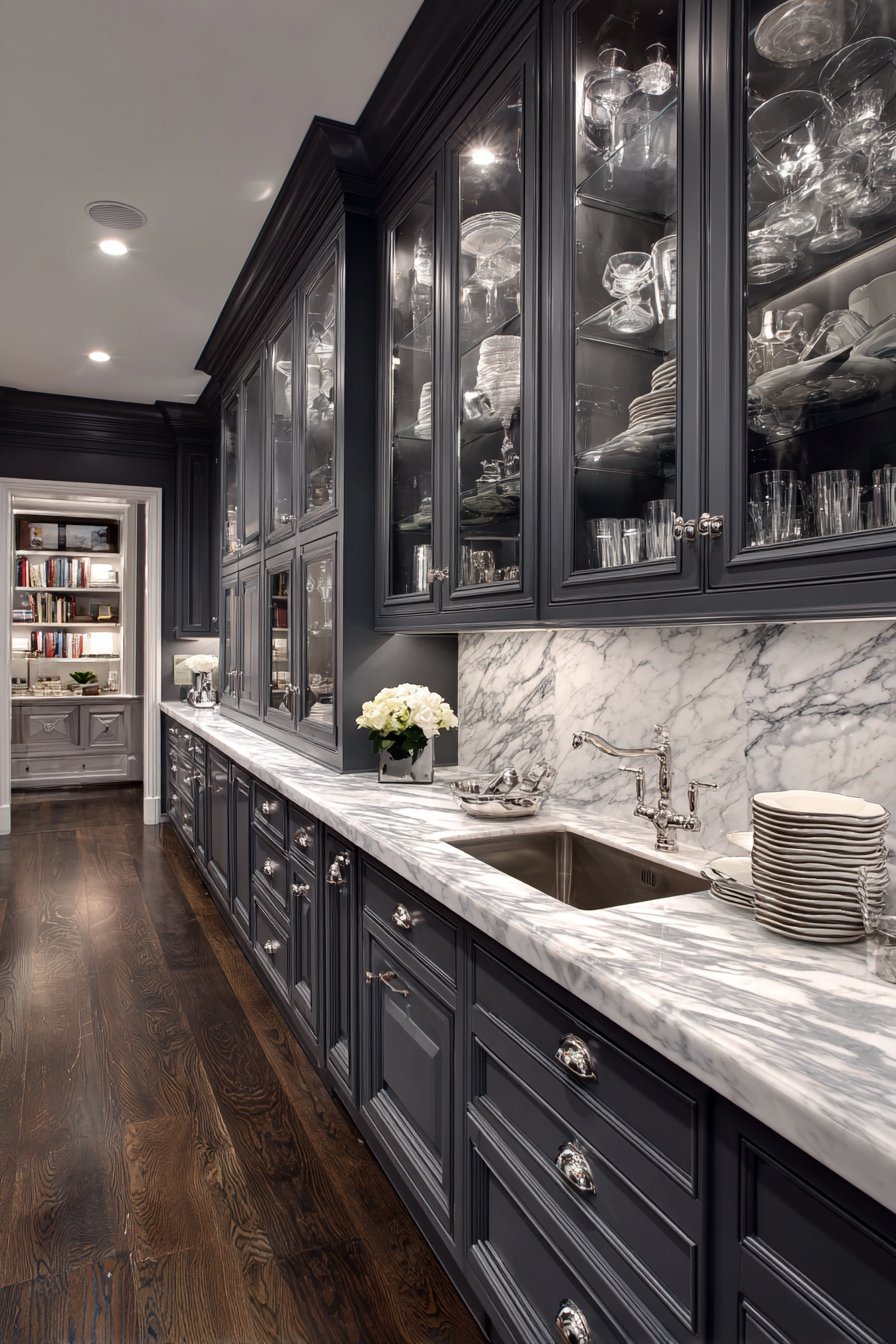 Sophisticated Butler's Pantry