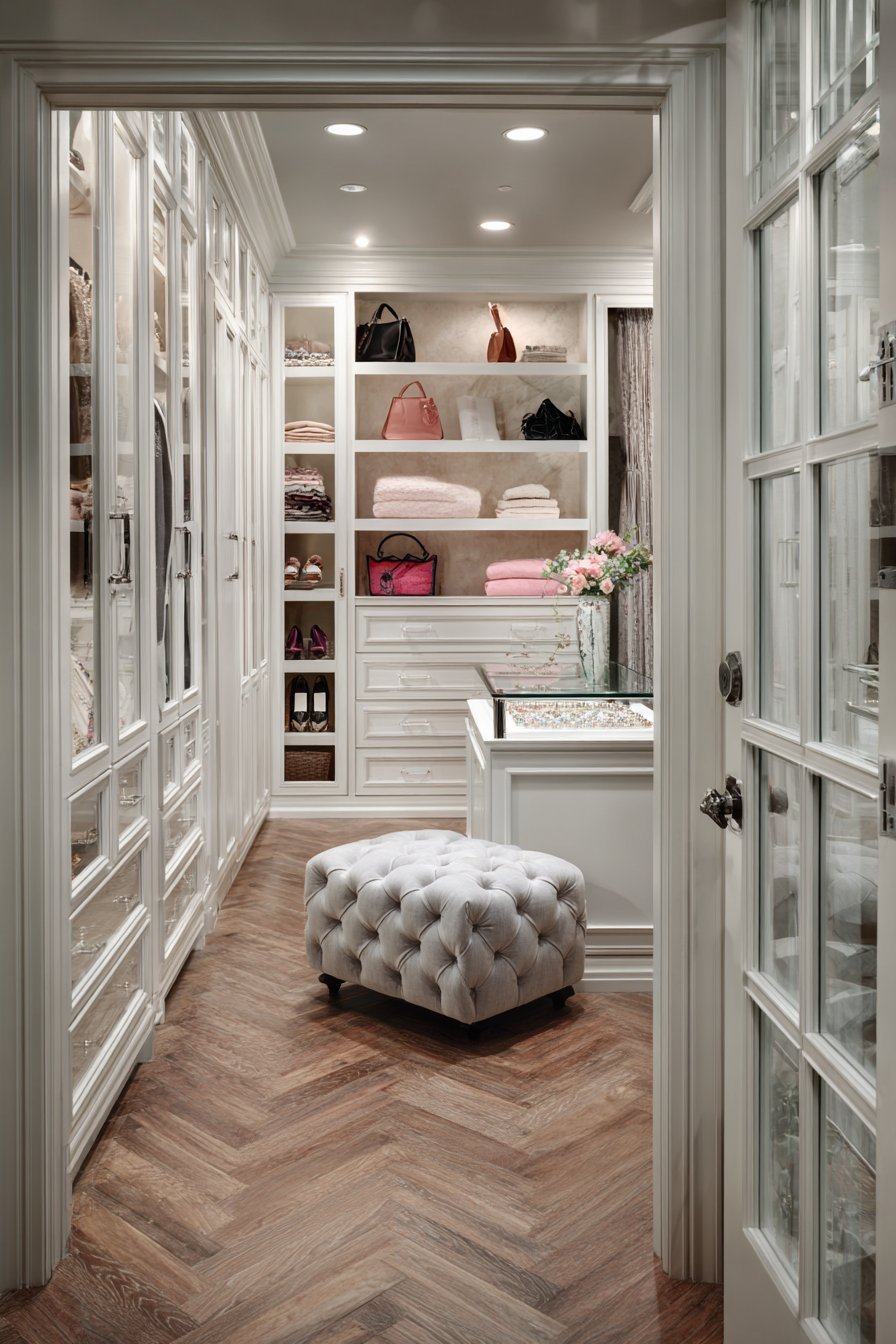 Custom Closet with Boutique Atmosphere