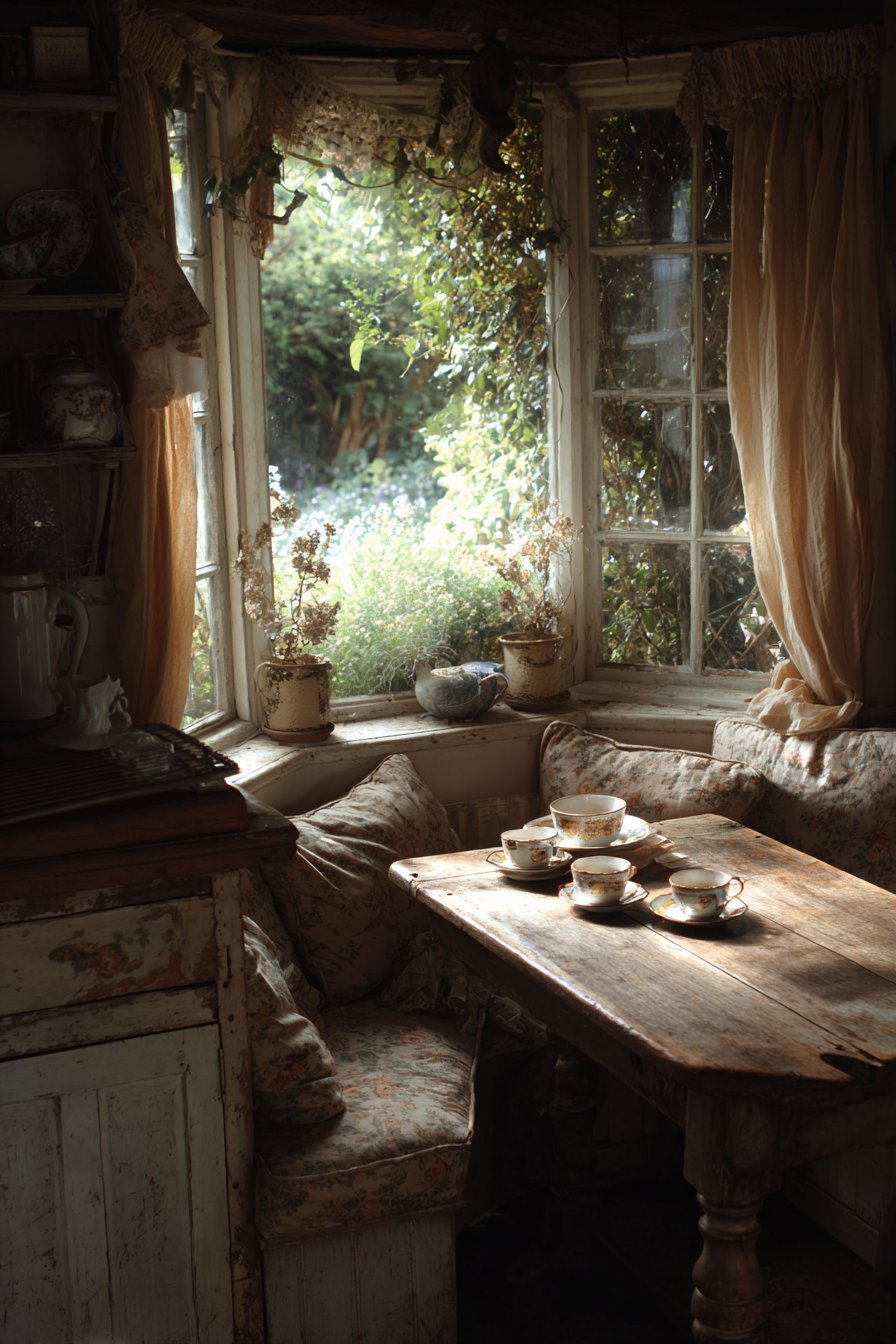 Cozy Bay Window Breakfast Nook