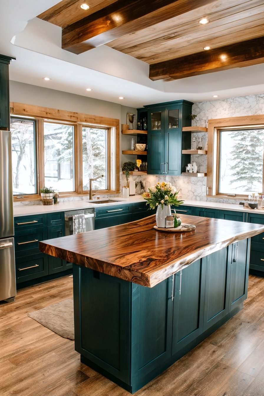 Modern Farmhouse Two-Tone Island Kitchen