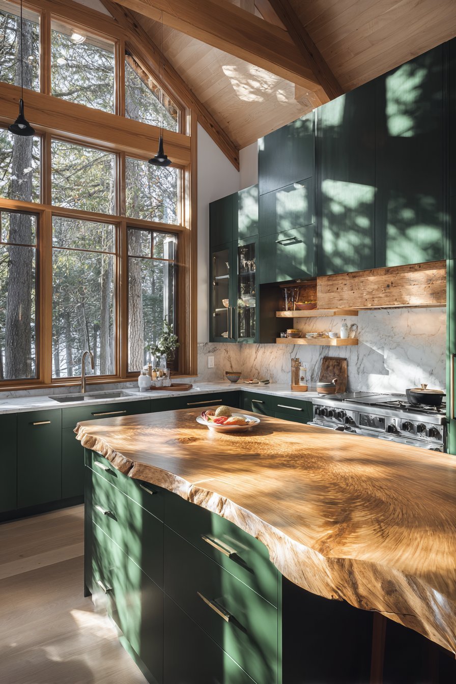 Modern Farmhouse Two-Tone Island Kitchen