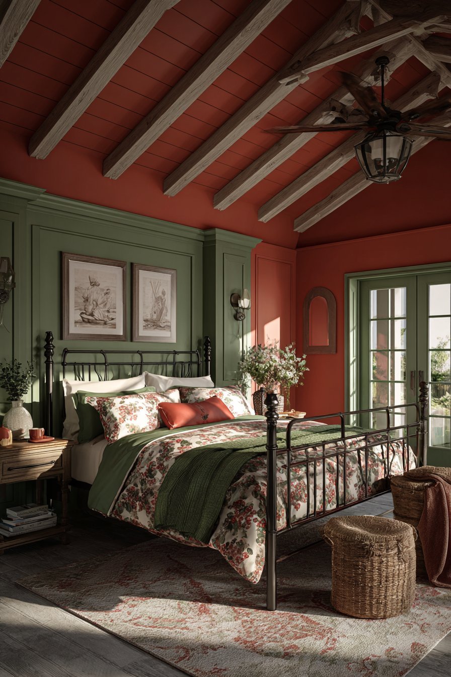 Dramatic Overhead Warmth