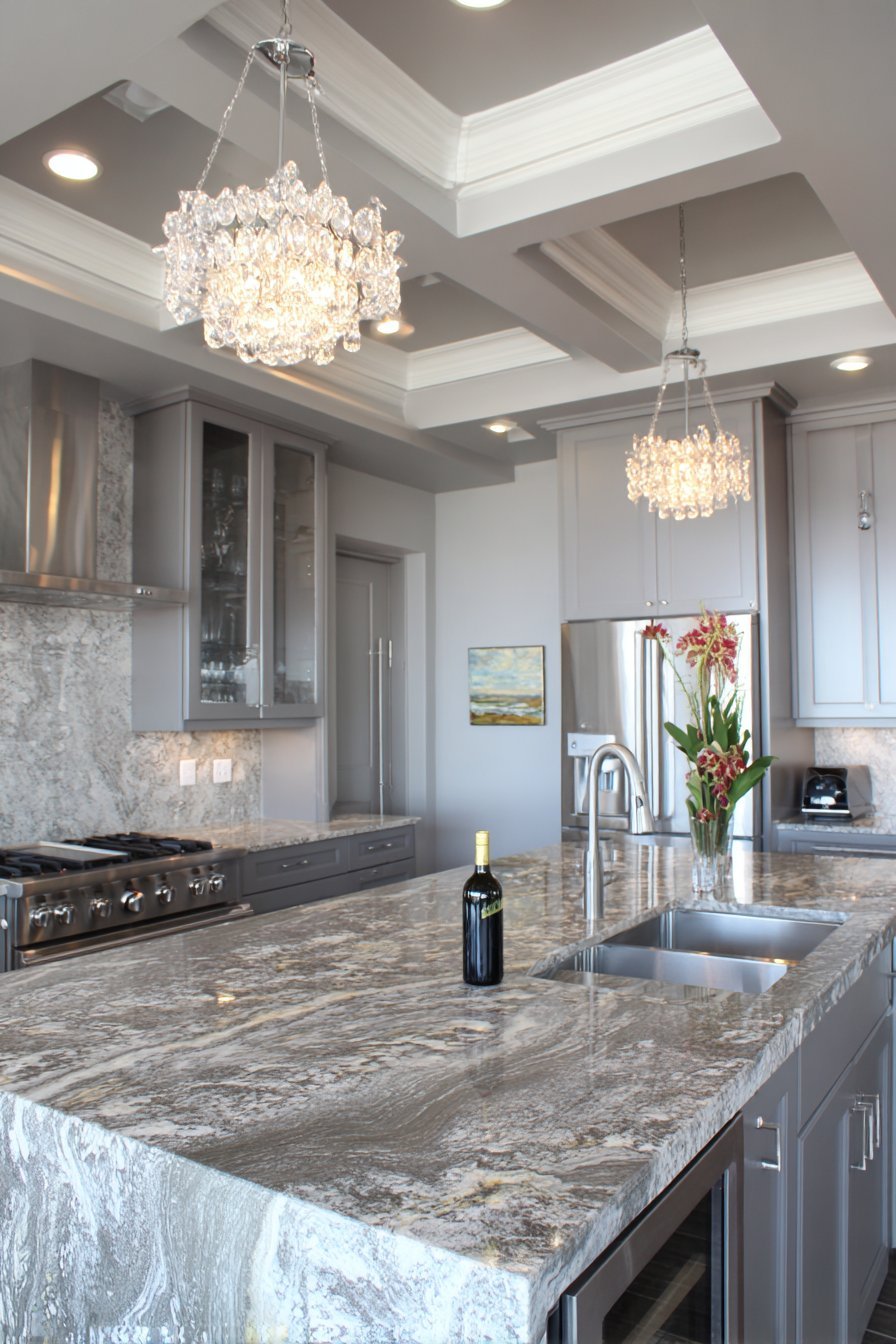 Luxury Slate Grey Kitchen