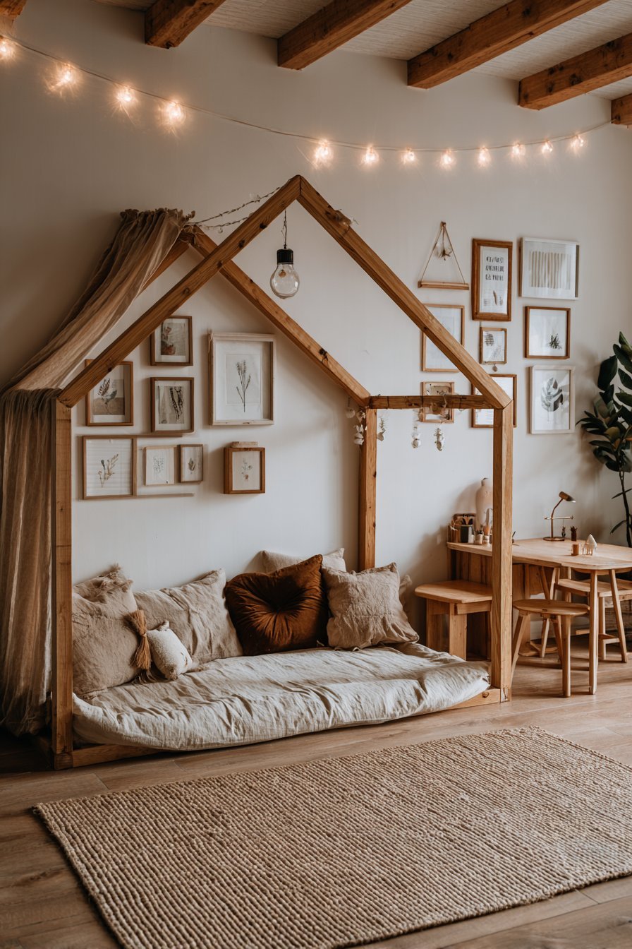 Montessori-Inspired Low Floor Bed