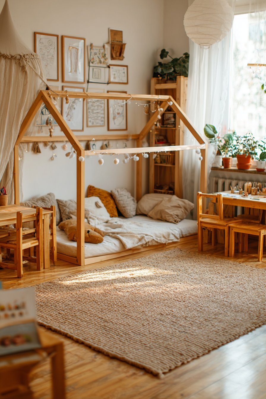 Montessori-Inspired Low Floor Bed