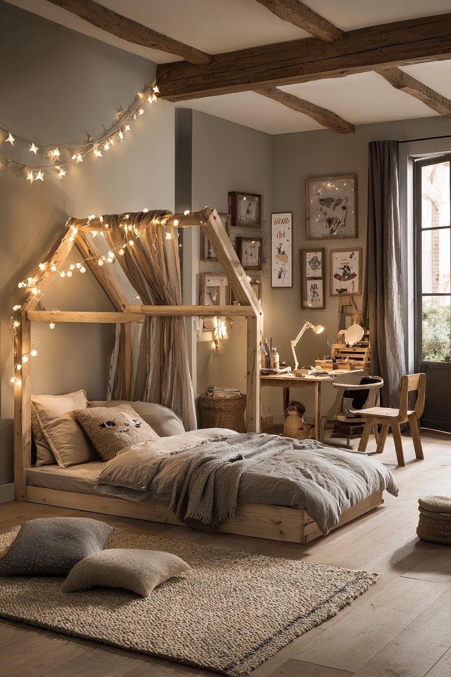 Montessori-Inspired Low Floor Bed