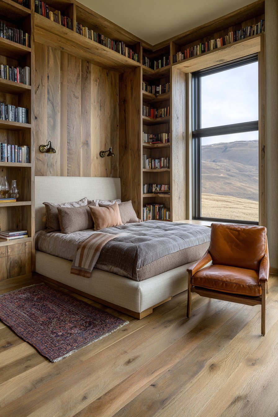 Reclaimed Wood Reading Alcove