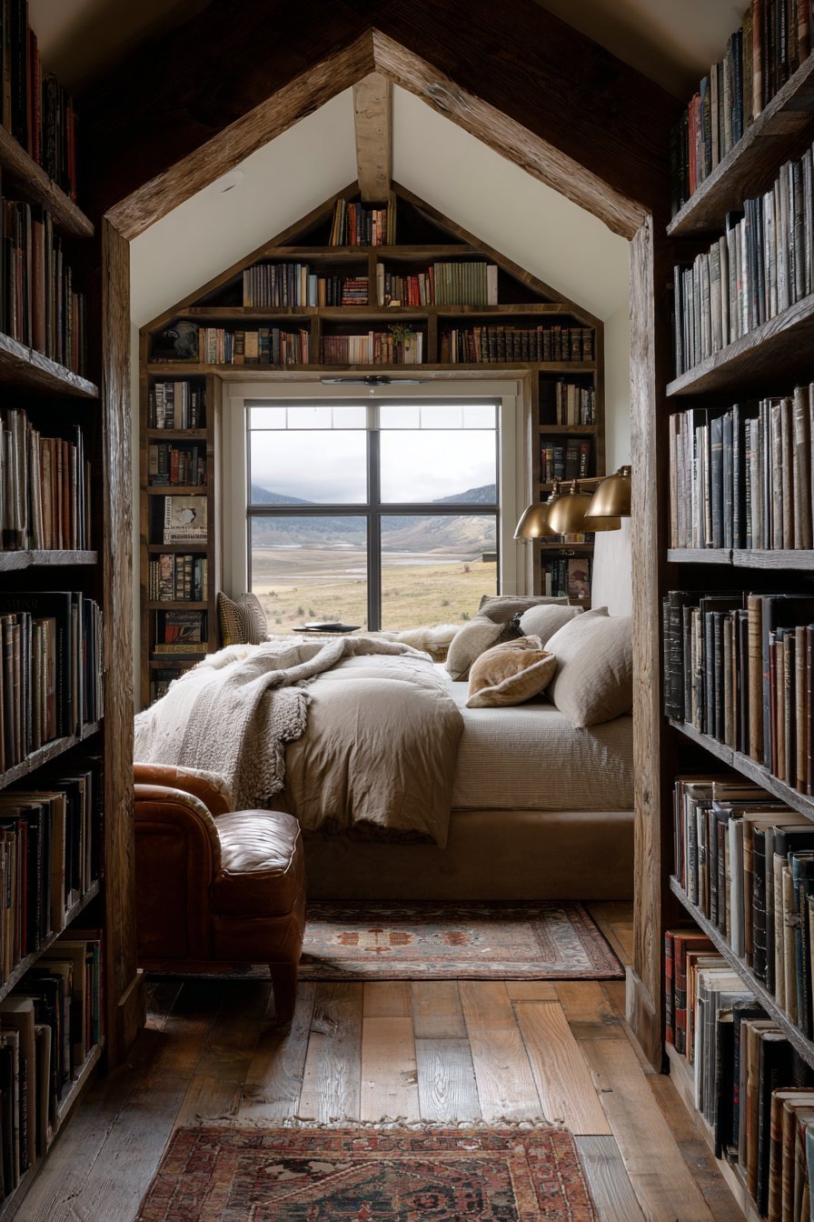 Reclaimed Wood Reading Alcove