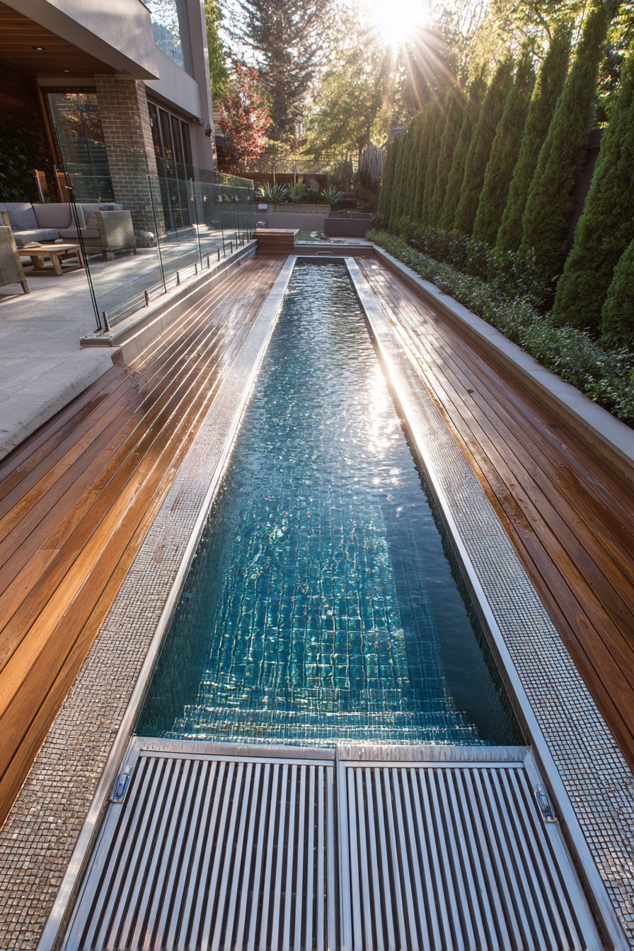 Linear Lap Pool Design