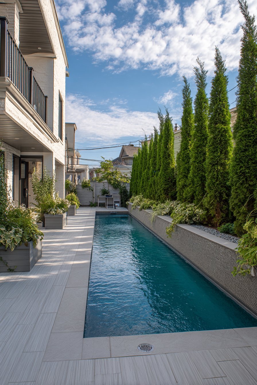 Linear Lap Pool Design