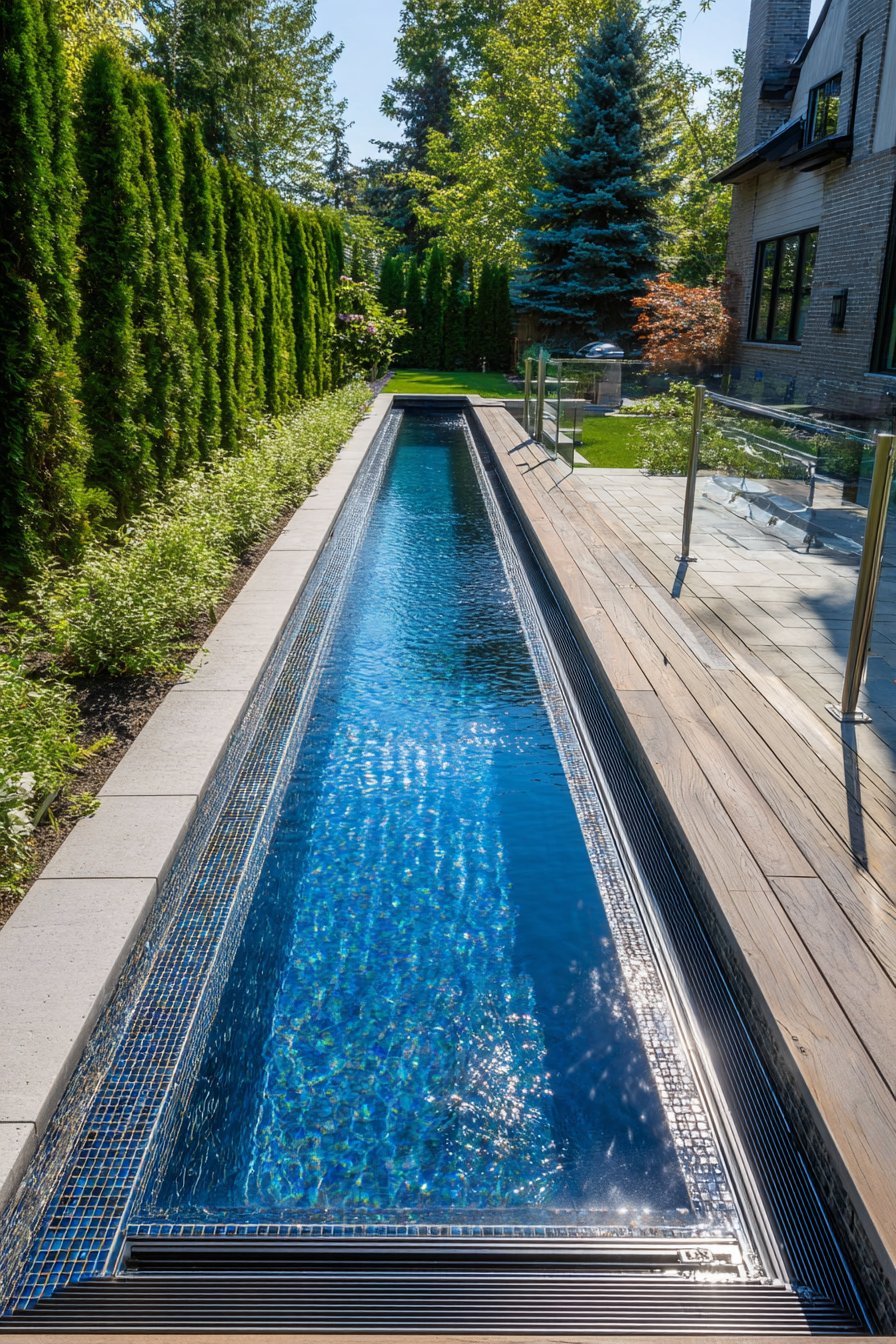 Linear Lap Pool Design