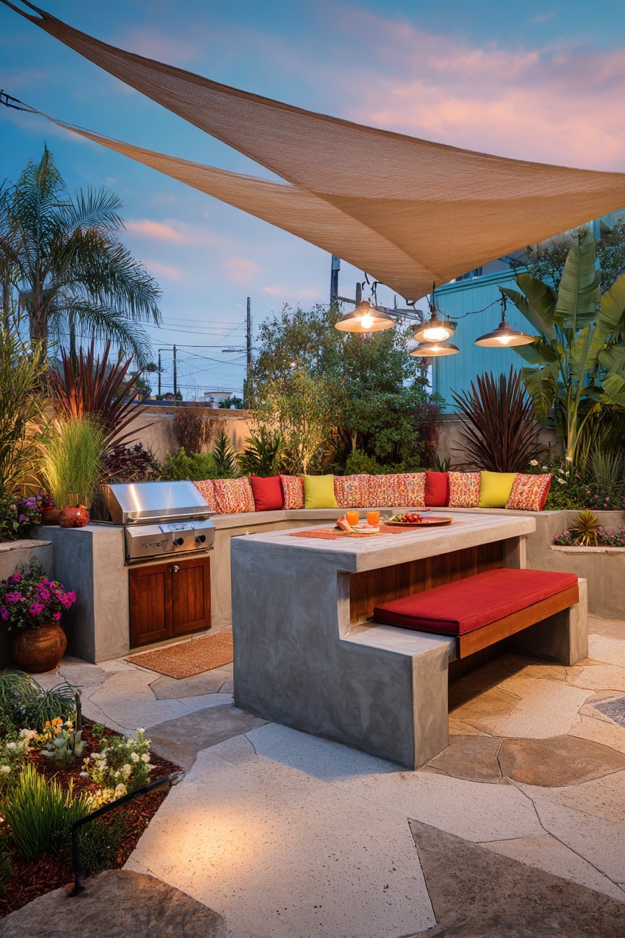 Compact Outdoor Kitchen Station