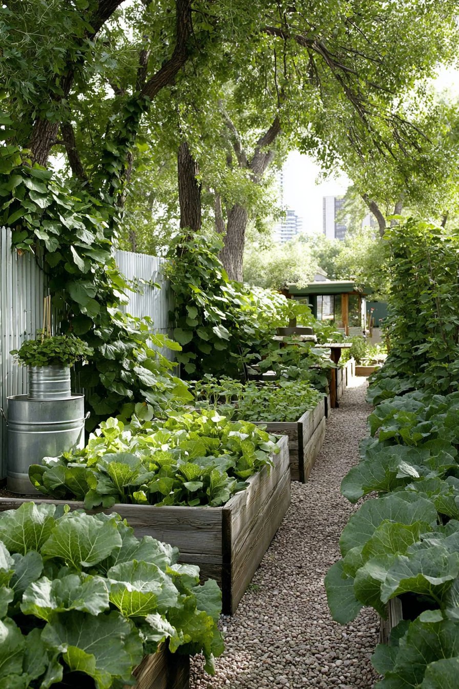 Geometric Raised Bed Garden