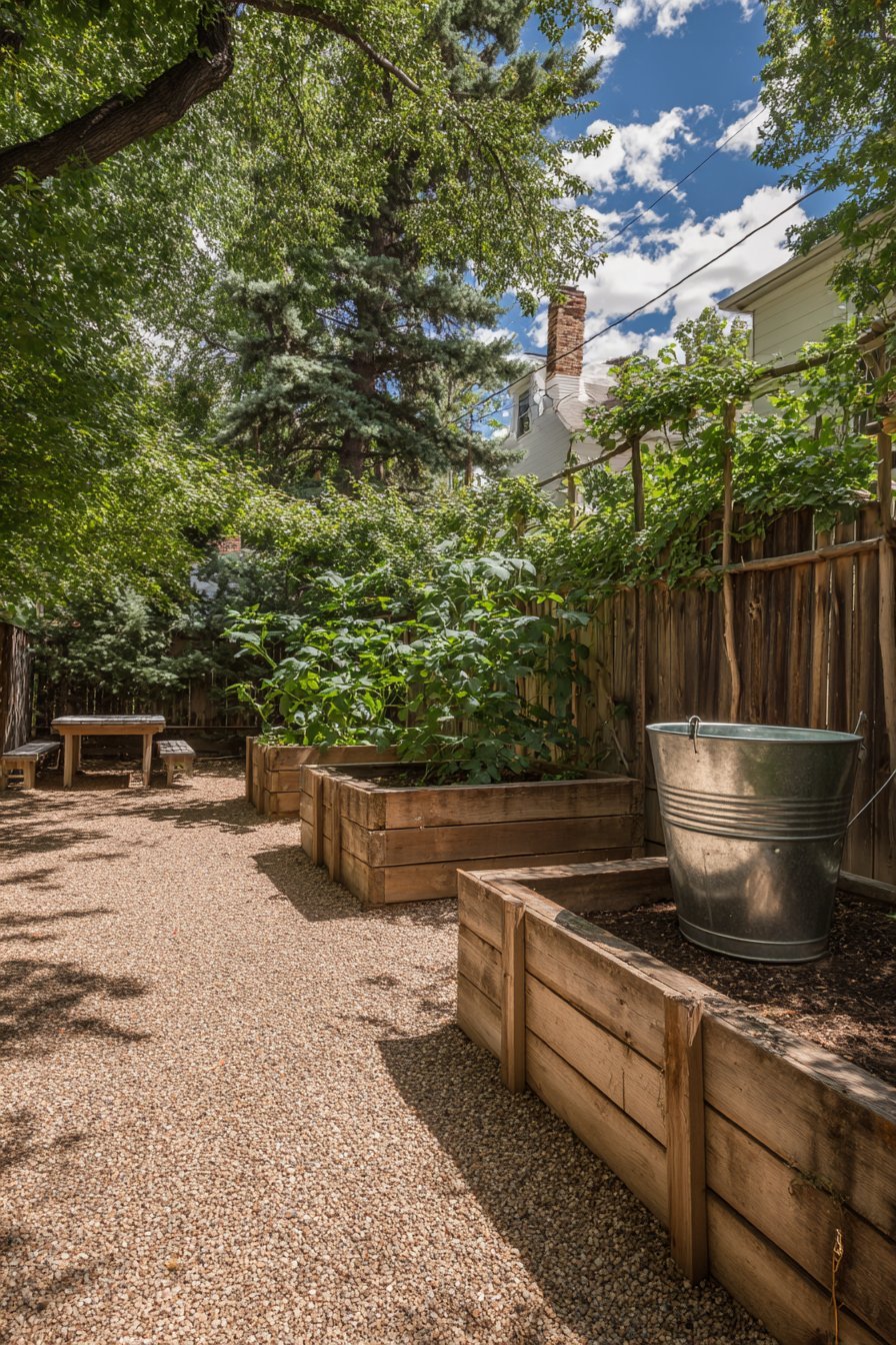 Geometric Raised Bed Garden