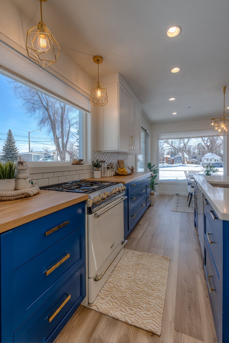  Cobalt Blue Statement Kitchen