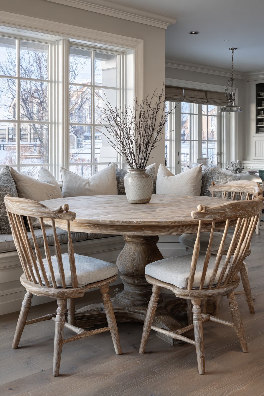 Cozy Breakfast Nook with Built-in Banquette