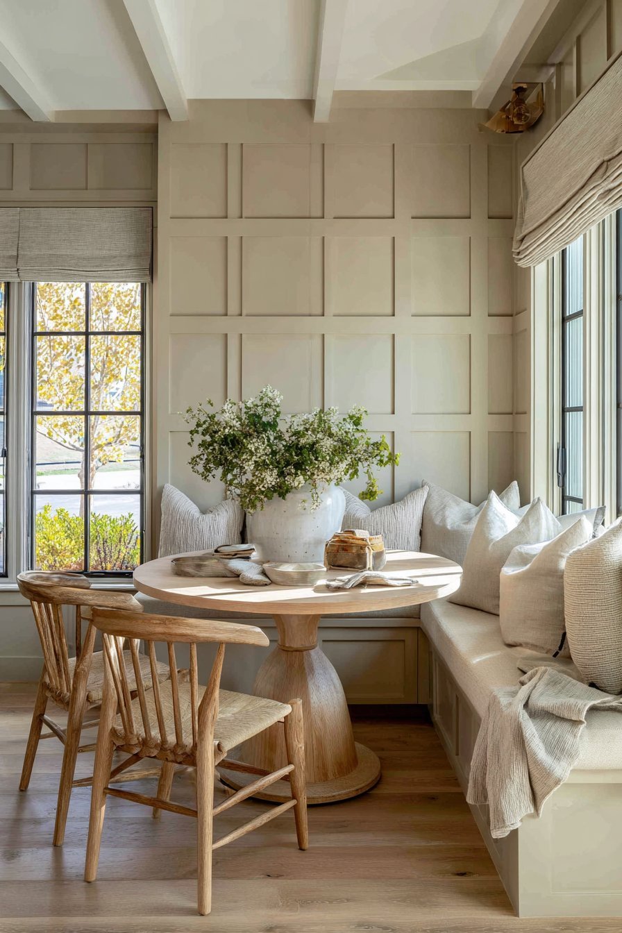 Cozy Breakfast Nook with Built-in Banquette