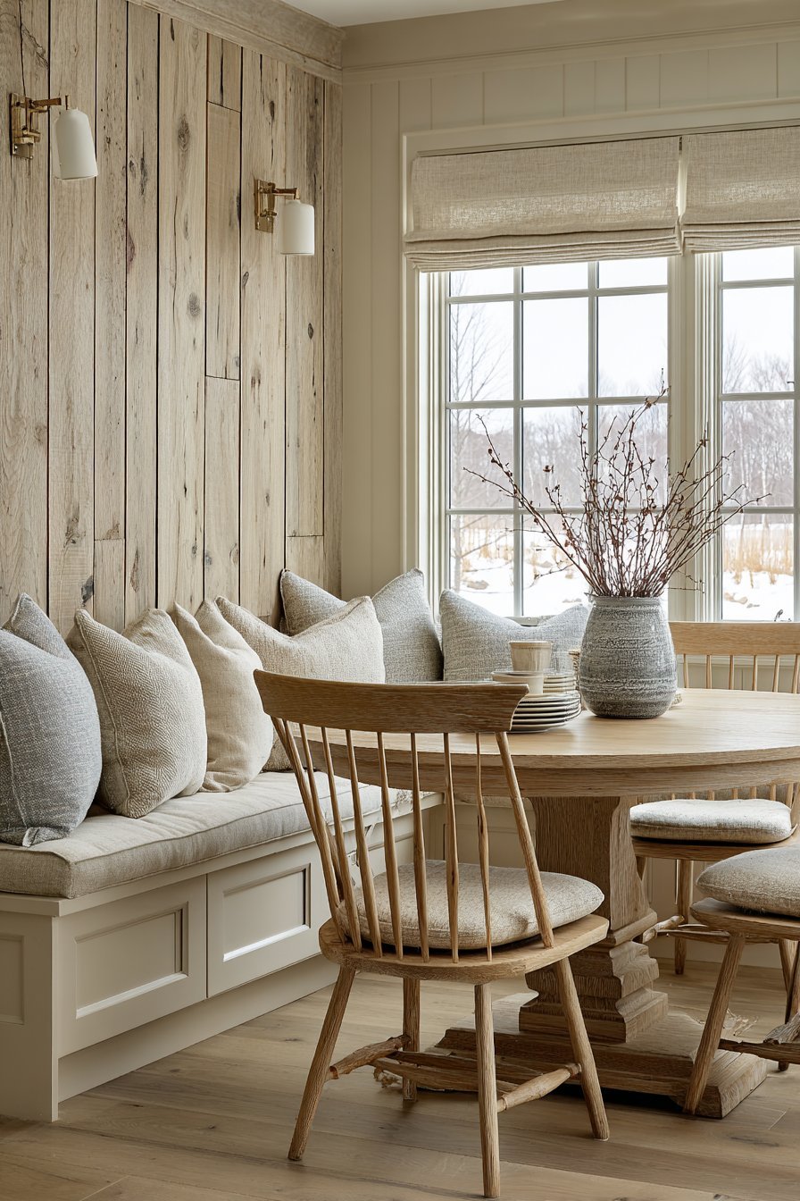 Cozy Breakfast Nook with Built-in Banquette