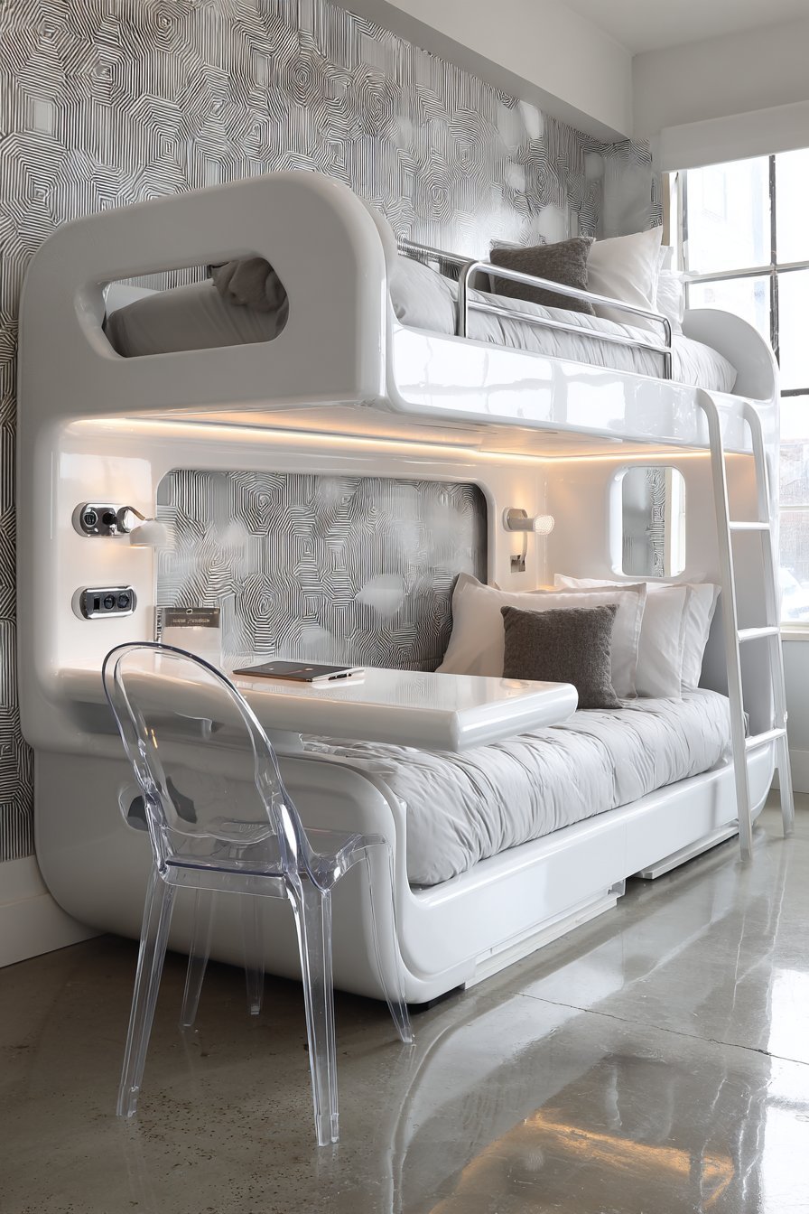 Contemporary White Lacquer