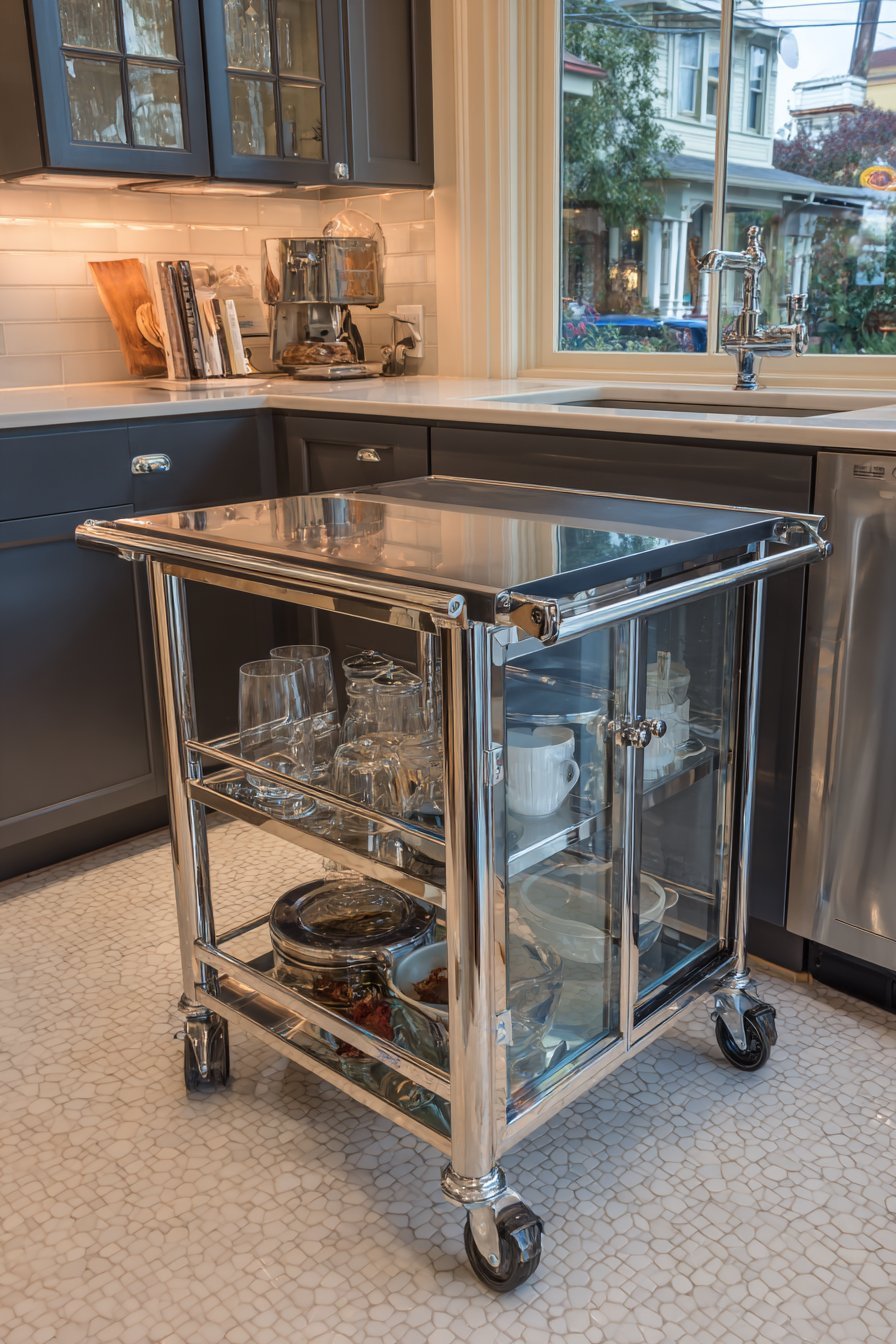 Compact Apartment Kitchen with Smart Solutions