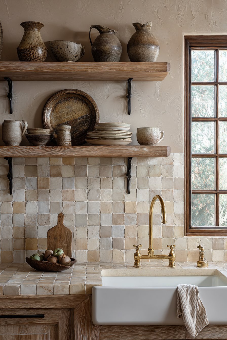 Handmade Ceramic Tile Backsplash