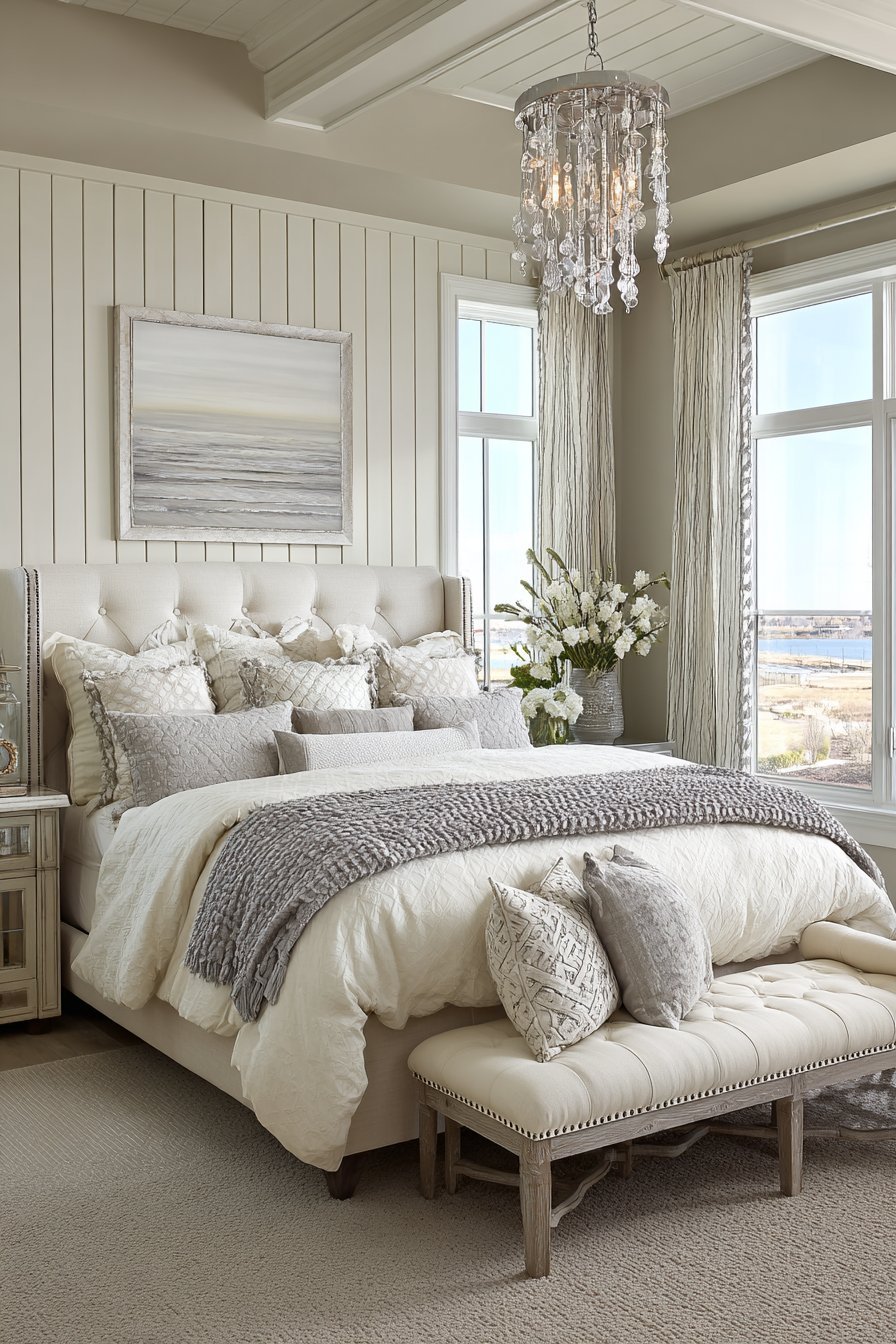 Vertical Shiplap Accent Wall