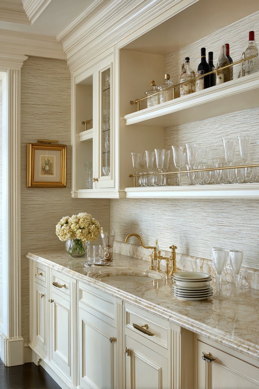 Luxurious Butler's Pantry Organization