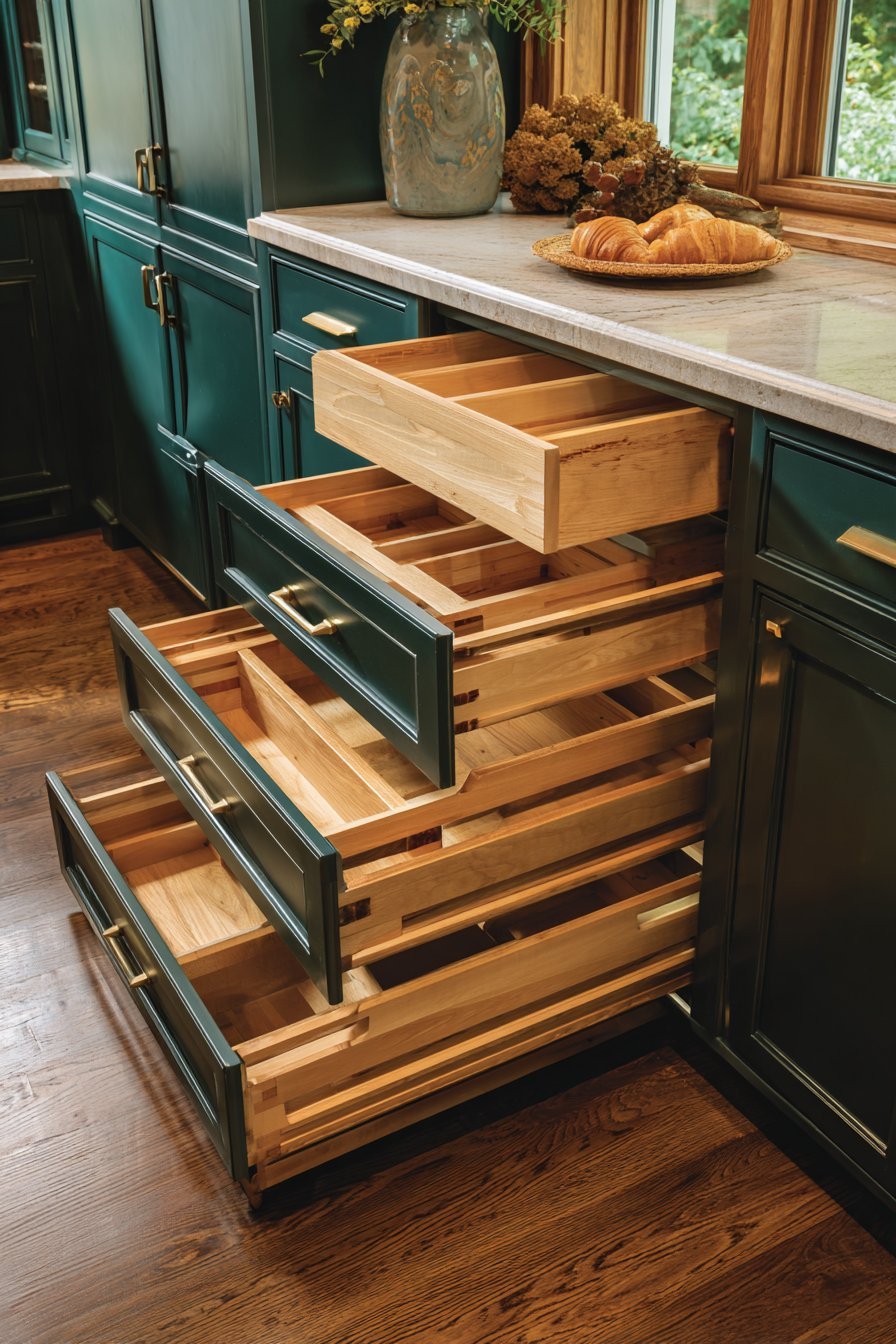 Floor-to-Ceiling Pantry Storage Solution