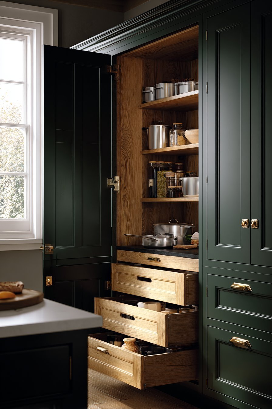 Floor-to-Ceiling Pantry Storage Solution