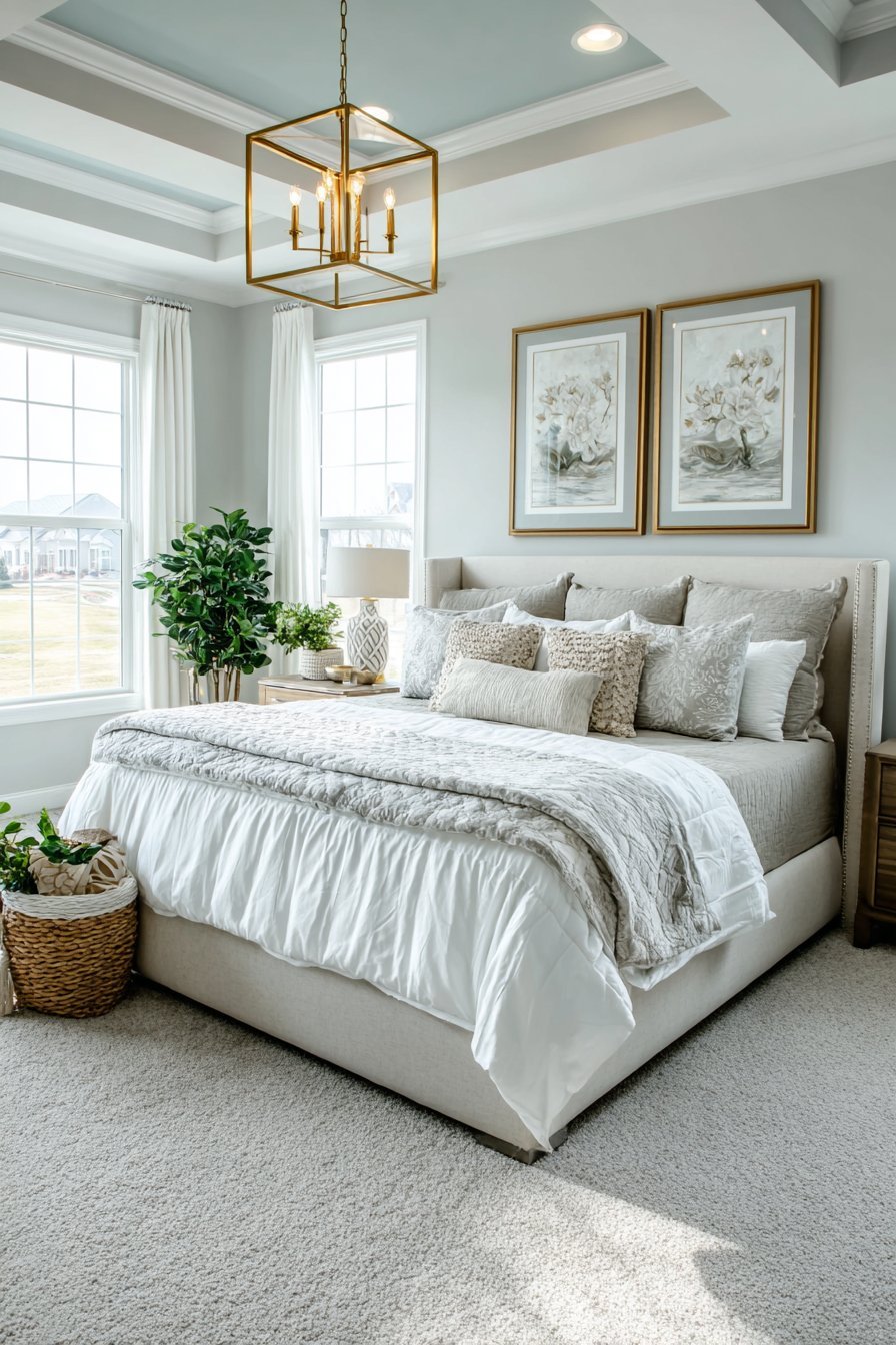 Sky Blue Ceiling Treatment Statement