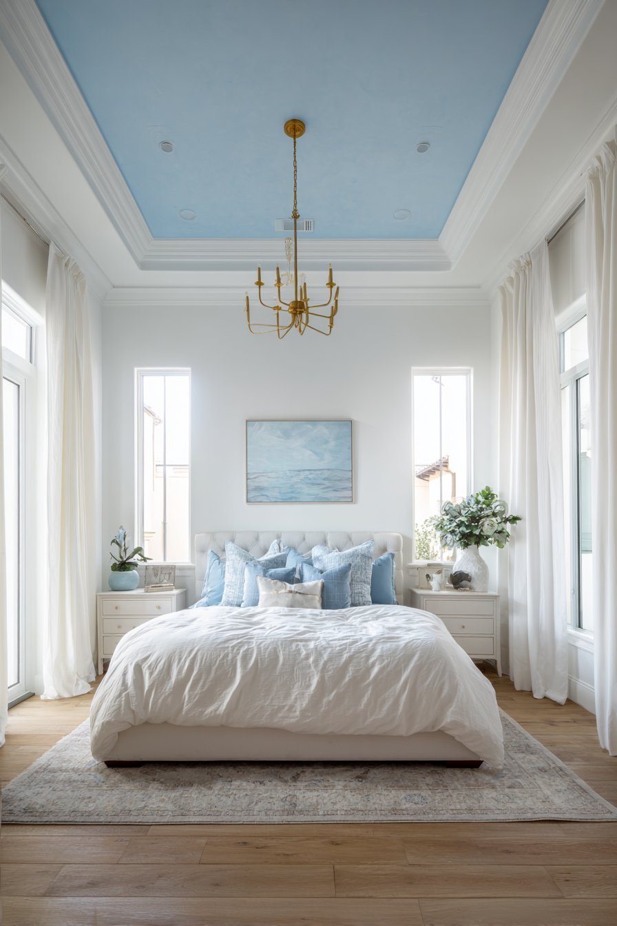 Sky Blue Ceiling Treatment Statement