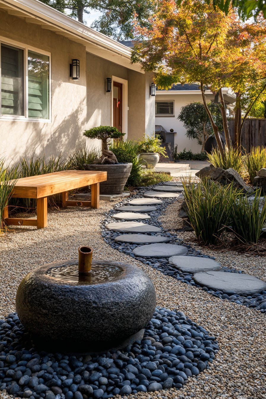 Zen Garden Meditation Space