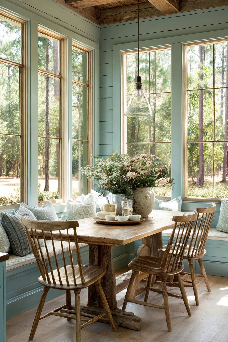Built-In Breakfast Nook Corner