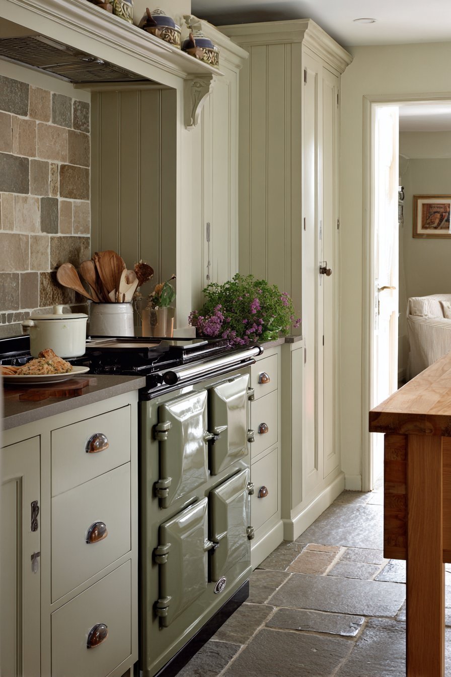 Classic Aga-Style Stove Kitchen