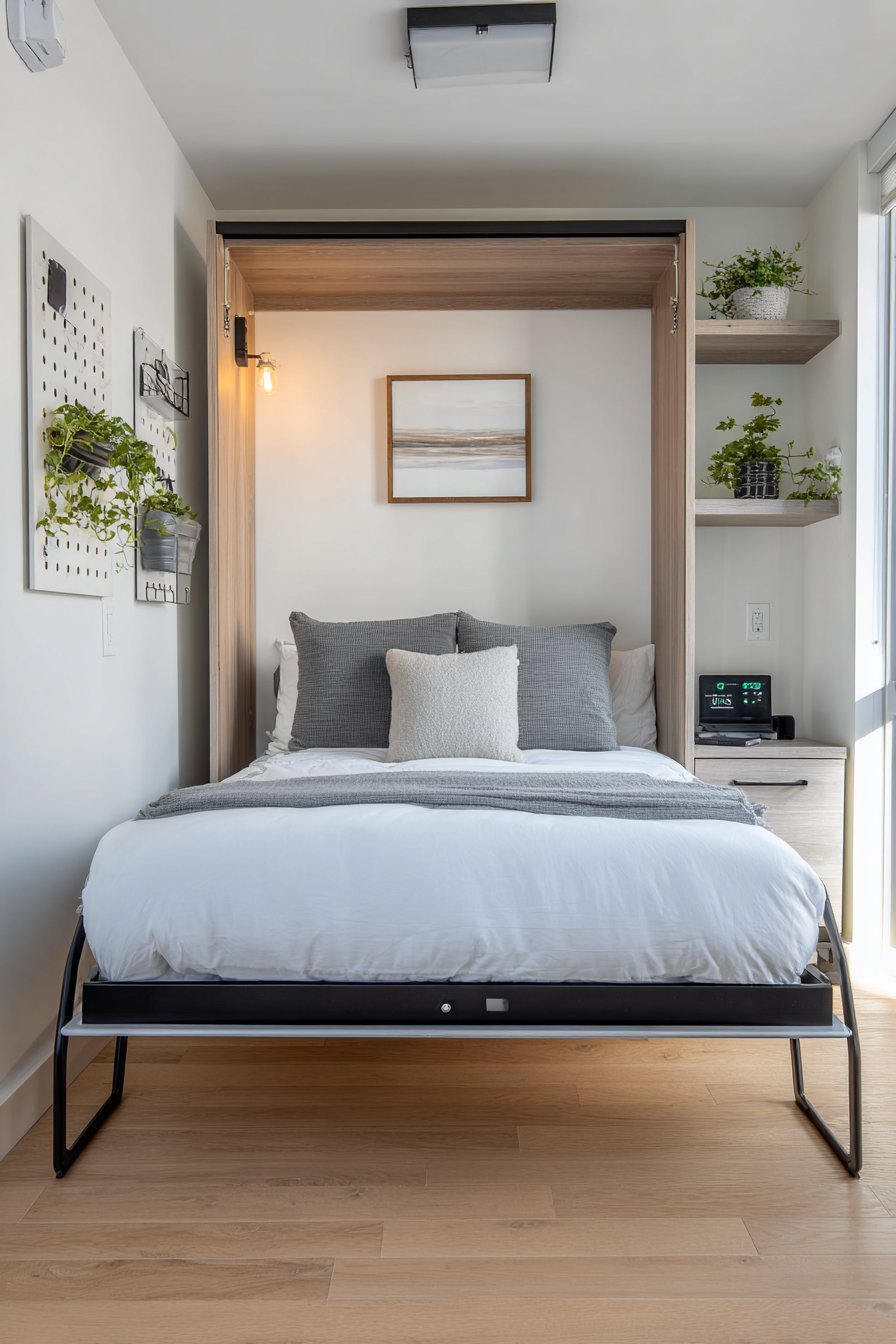 Wall-Mounted Folding Bed