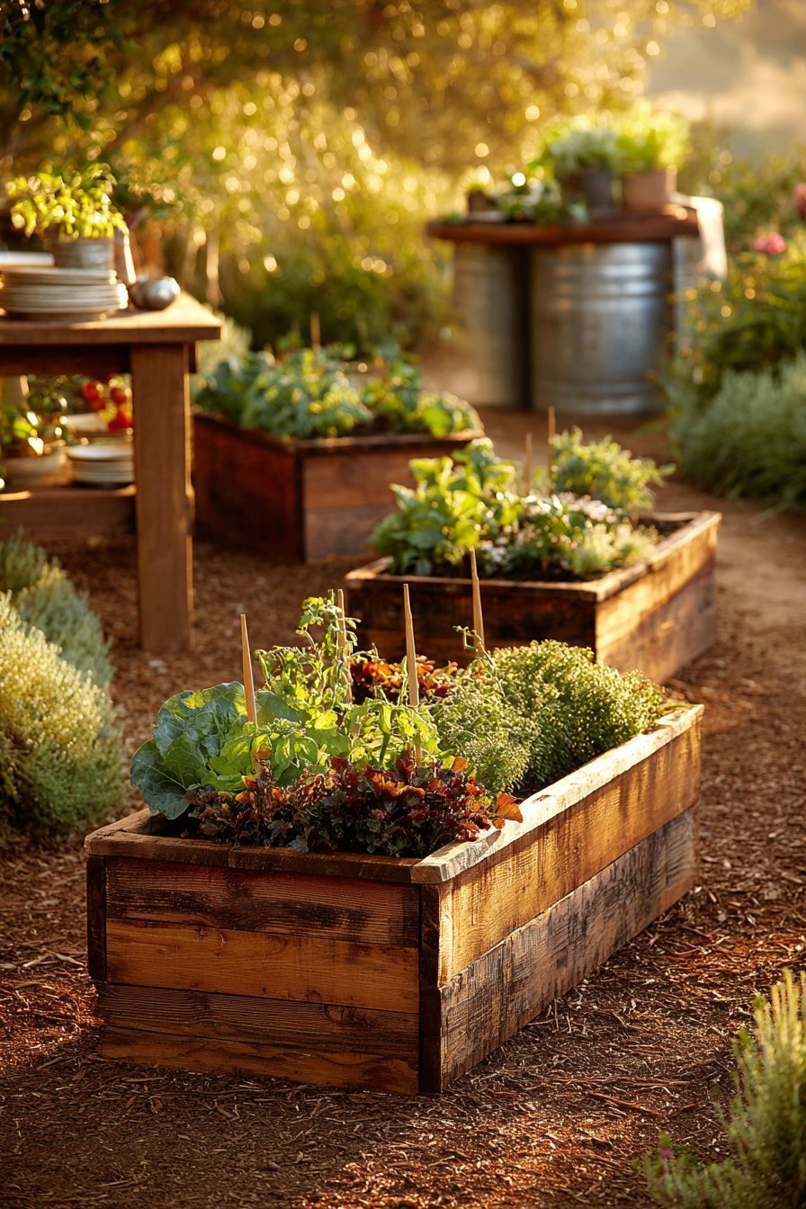 Cedar Raised Garden Bed System