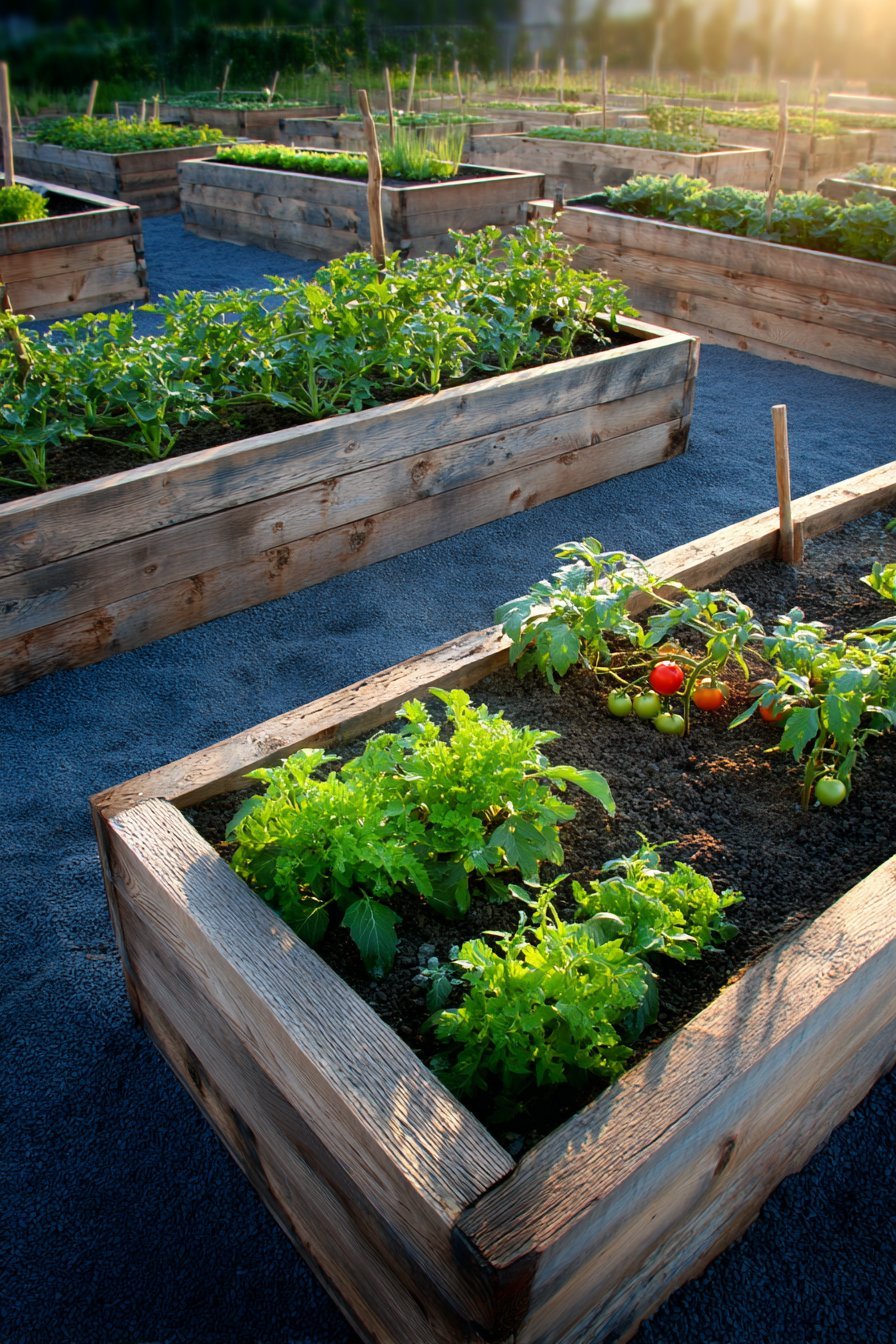 Cedar Raised Garden Bed System