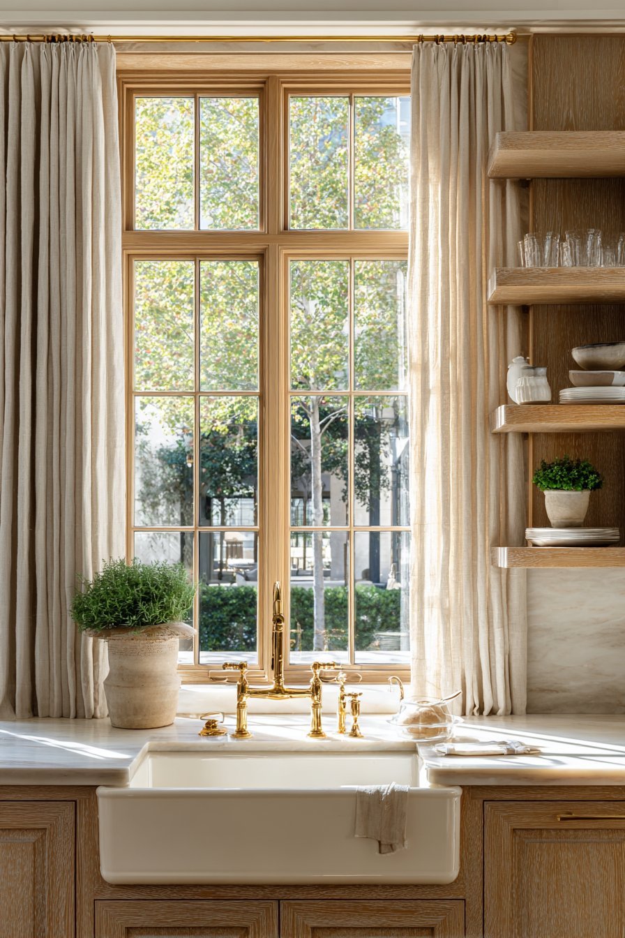 Functional Farmhouse Sink Area