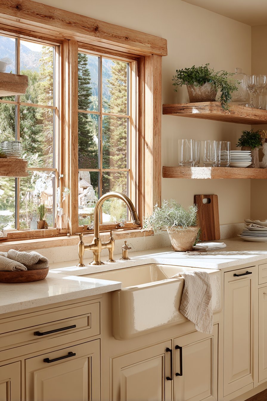 Functional Farmhouse Sink Area