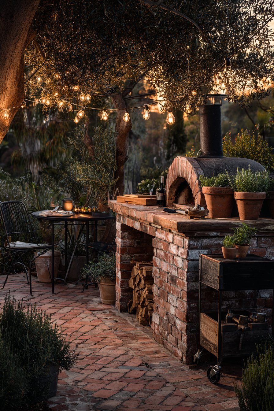  Brick Pizza Oven Station