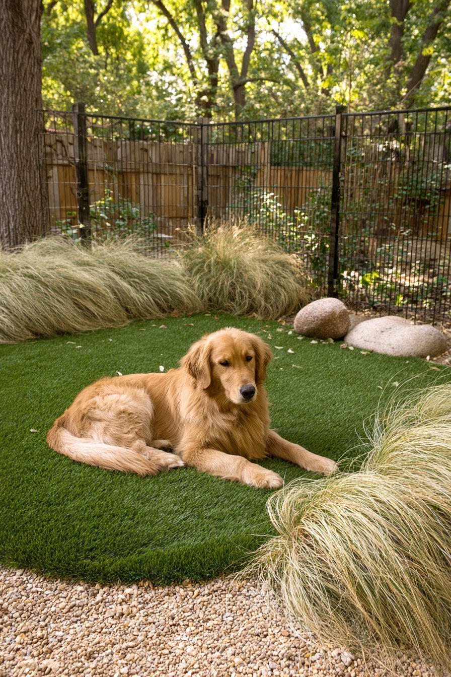 Underground Fence with Natural Markers