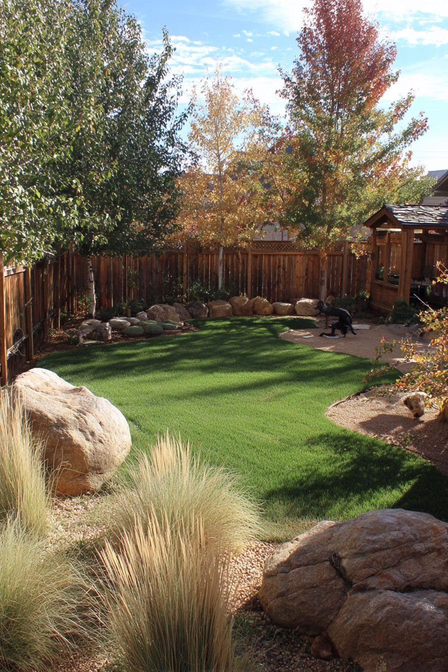 Underground Fence with Natural Markers