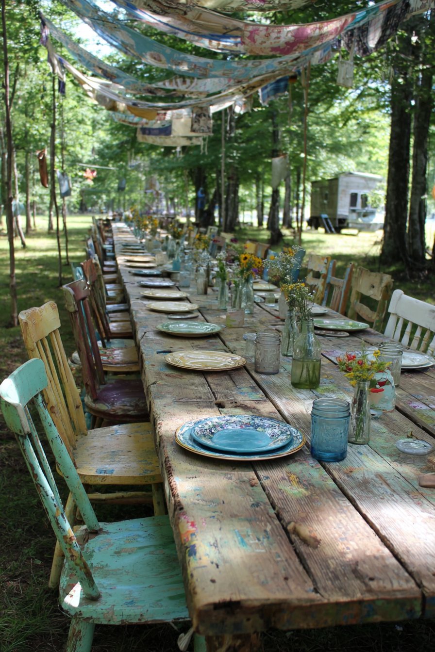 Reclaimed Wood Communal Dining