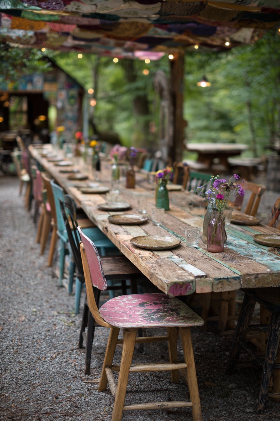 Reclaimed Wood Communal Dining