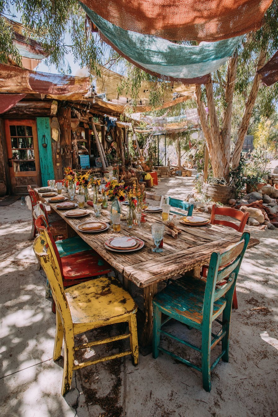 Reclaimed Wood Communal Dining