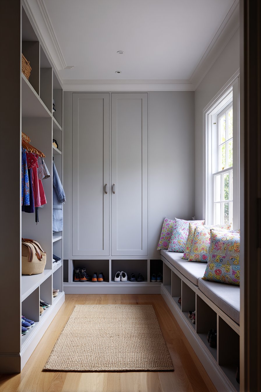 Built-In Wardrobes with Child-Accessible Design
